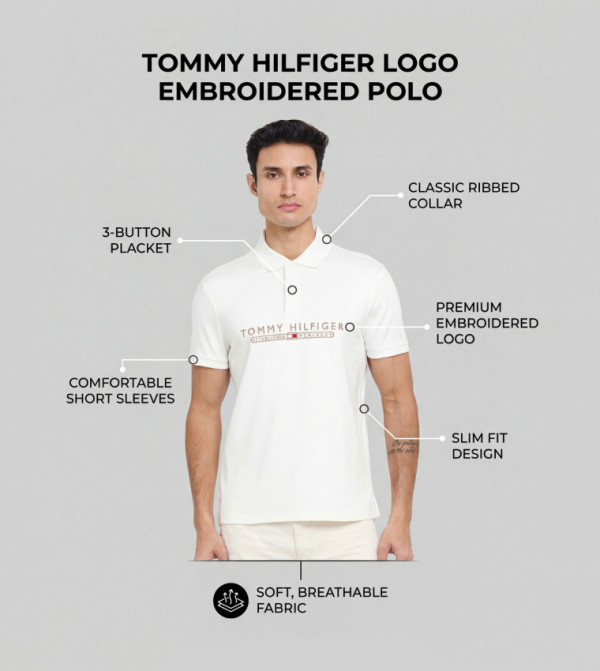 Tommy Hilfiger Tommy Hilfiger - White Polo T-shirts