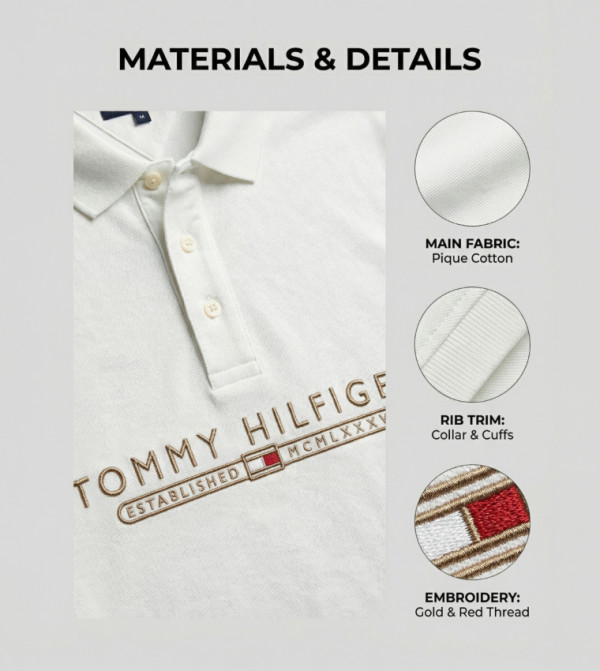 Tommy Hilfiger Tommy Hilfiger - White Polo T-shirts