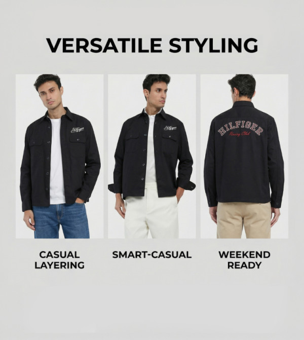 Tommy Hilfiger Shirts - Black Long Sleeves