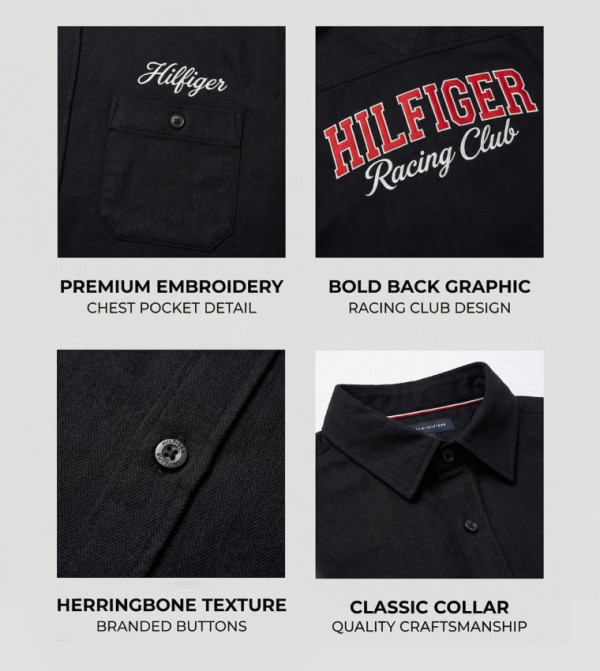 Tommy Hilfiger Shirts - Black Long Sleeves