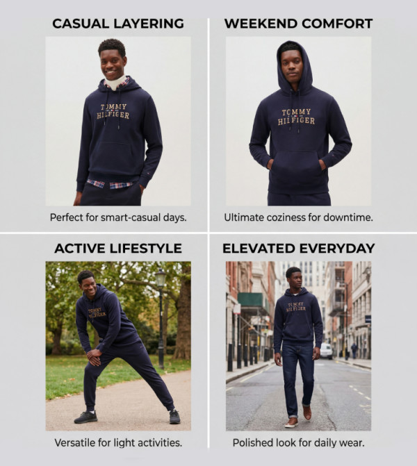 Tommy Hilfiger  Hoodies - Navy Hoodies