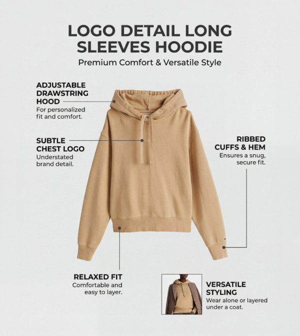 تومي هيلفيغر تومي هيلفيغر - كاكي هودي