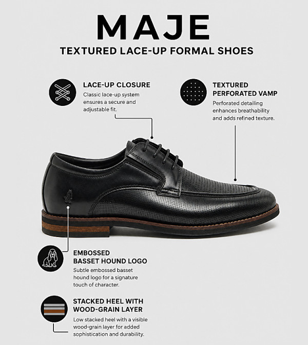 هاش بابيز هاش بابيز - أسود Formal Lace-Up Shoes