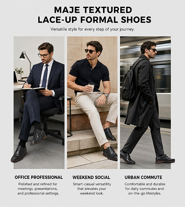 هاش بابيز هاش بابيز - أسود Formal Lace-Up Shoes