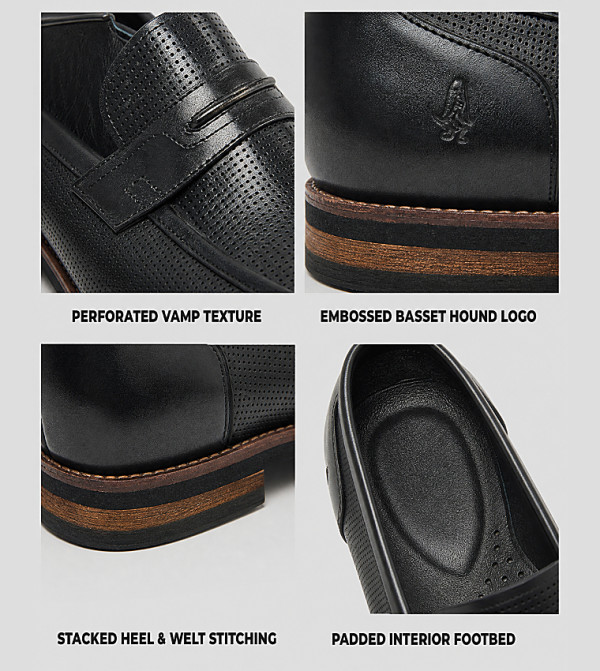 Hush Puppies  Loafers & Moccasins - Black undefined
