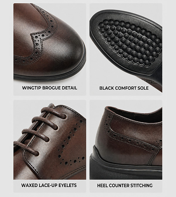 Hush Puppies Hush Puppies - Brown Formal Lace-Up Shoes