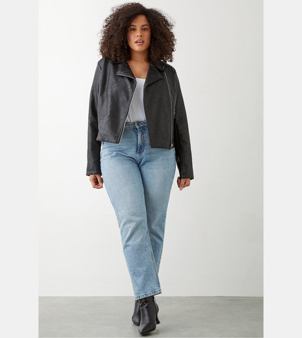 Dorothy Perkins Biker & Bomber Jackets - Black Biker & Bomber Jackets