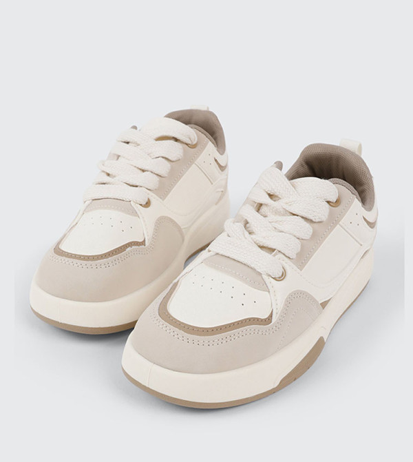Ardene  start-at-the-bottom-w - Beige Low Top