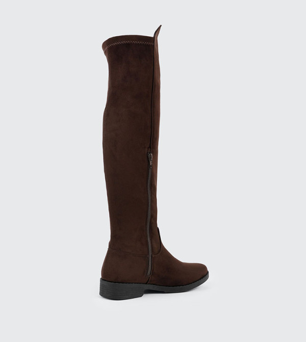 اردين  أحذية عالية الركبة - بني  Knee length Boots