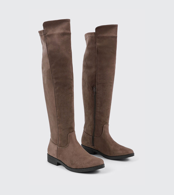 اردين  أحذية عالية الركبة - بني  Knee length Boots