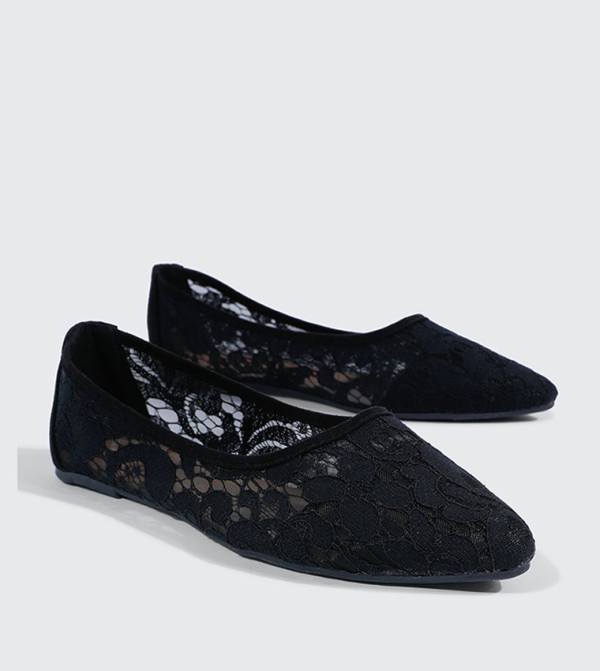 Ardene Ballerinas - BLACK undefined