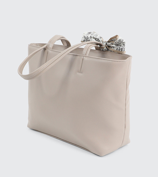 Ardene Bags - Taupe Tote Bags