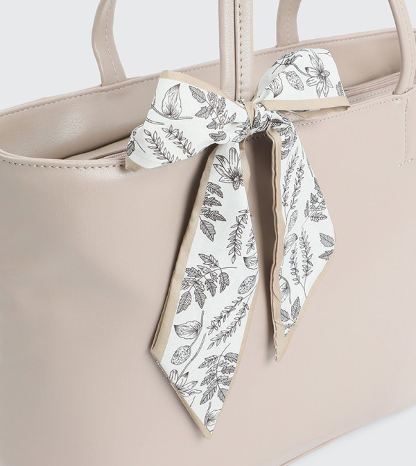 Ardene Bags - Taupe Tote Bags