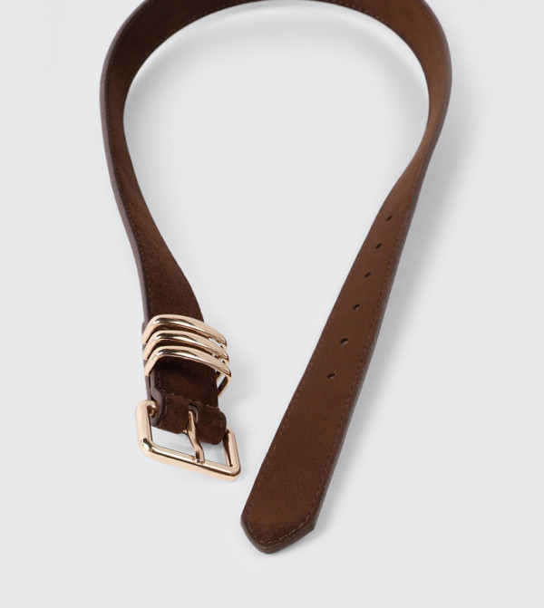 Ardene Non Leather Belts - Brown Non Leather Belts