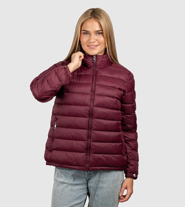 Aeropostale Aeropostale - Burgundy Puffer & Quilted Jackets