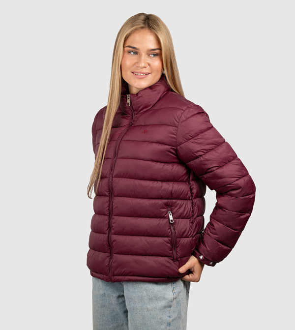 Aeropostale Aeropostale - Burgundy Puffer & Quilted Jackets