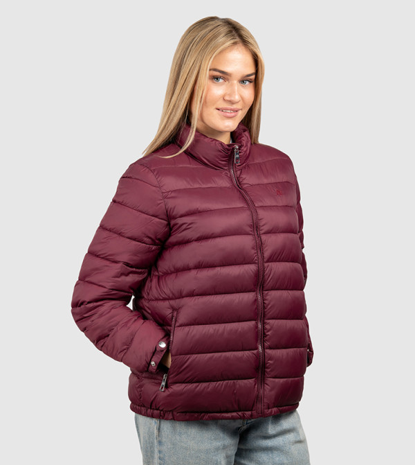 Aeropostale Aeropostale - Burgundy Puffer & Quilted Jackets