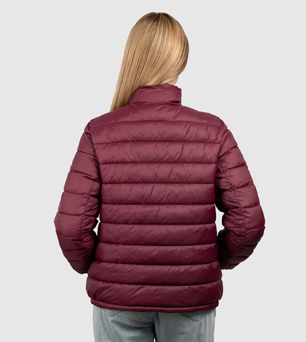 Aeropostale Aeropostale - Burgundy Puffer & Quilted Jackets