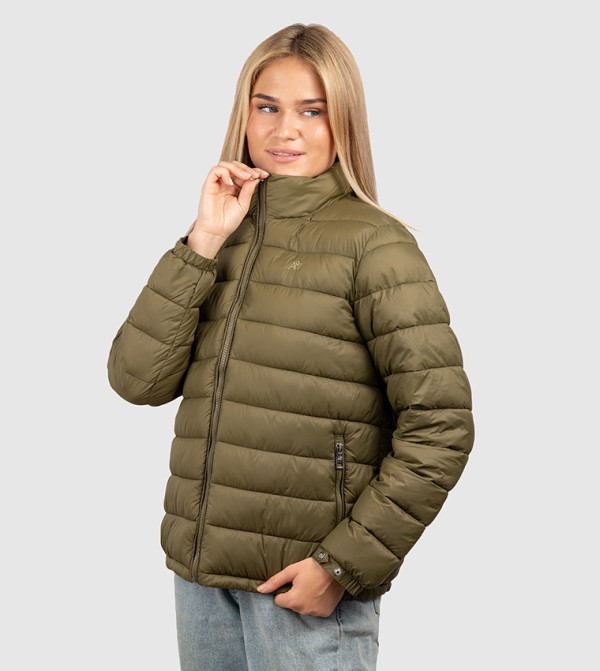 Aeropostale Aeropostale - Olive Puffer & Quilted Jackets