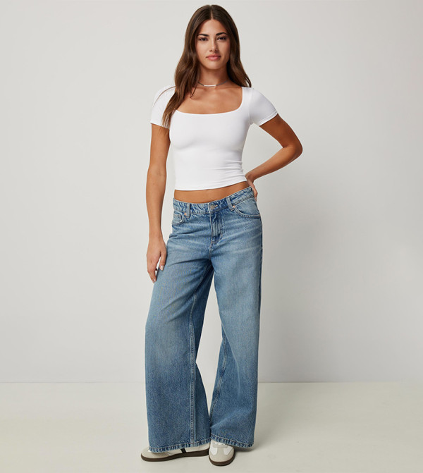 Ardene  Clothing - White Cropped Tops