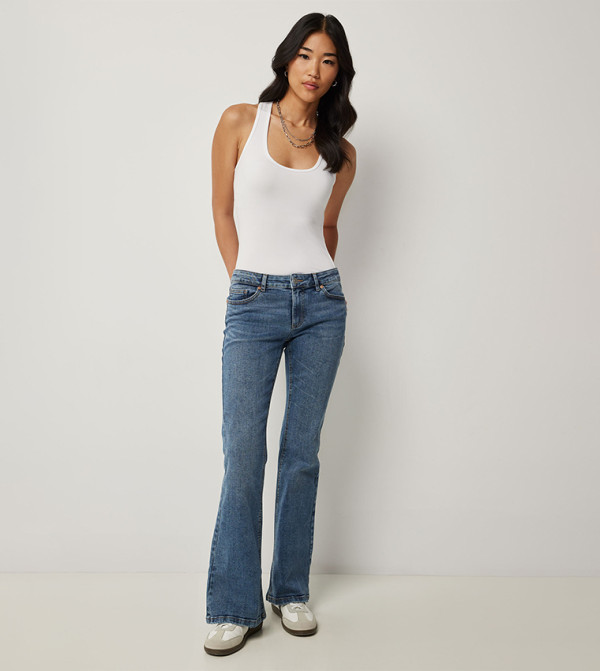 Ardene Sleeveless Tops - White Sleeveless Tops