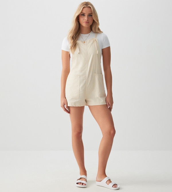 اردين  افرولات وجمبسوت - بيج Playsuits