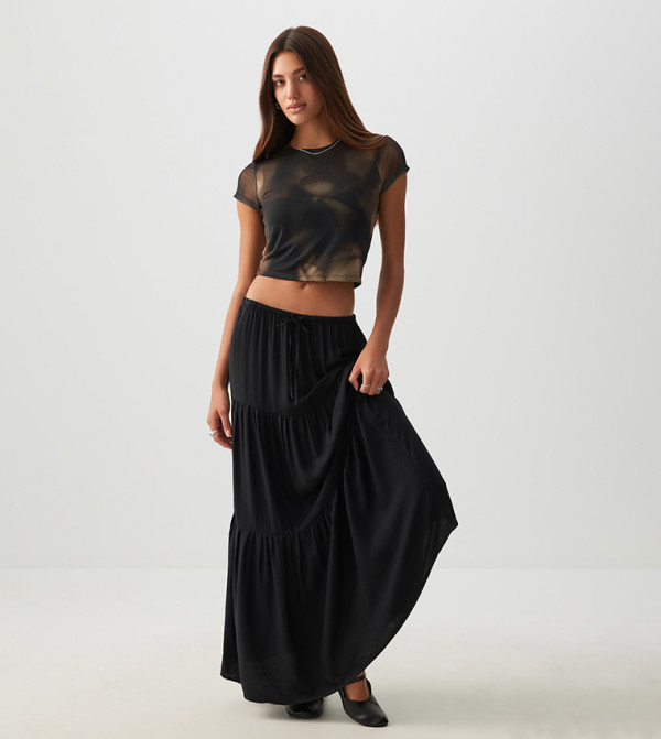 Ardene Ardene - Brown Short Sleeve T-Shirts