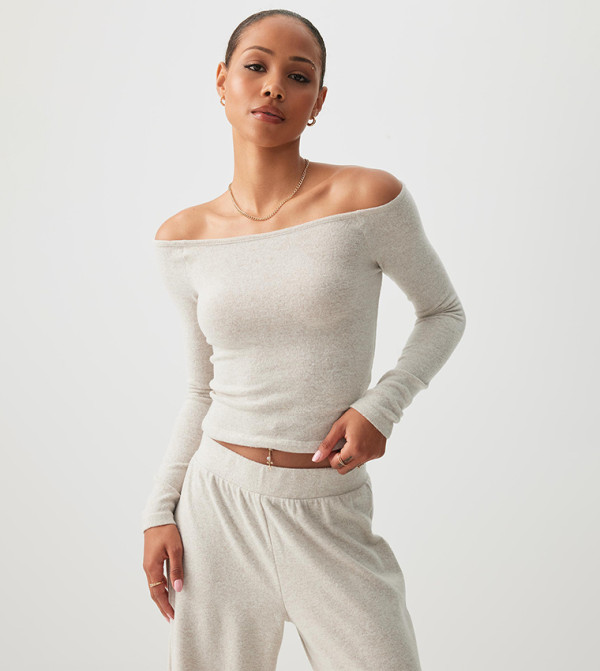 Ardene  Casual Tops - Beige Casual Tops