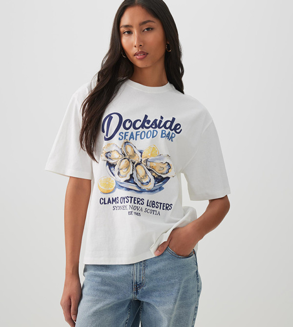 اردين  - أبيض Short Sleeve T-Shirts