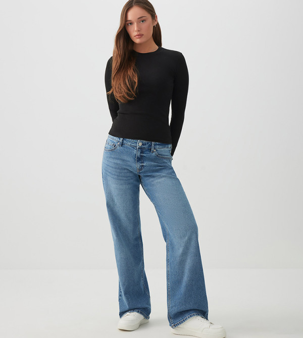 Ardene Ardene - BLACK Long Sleeve T-Shirts