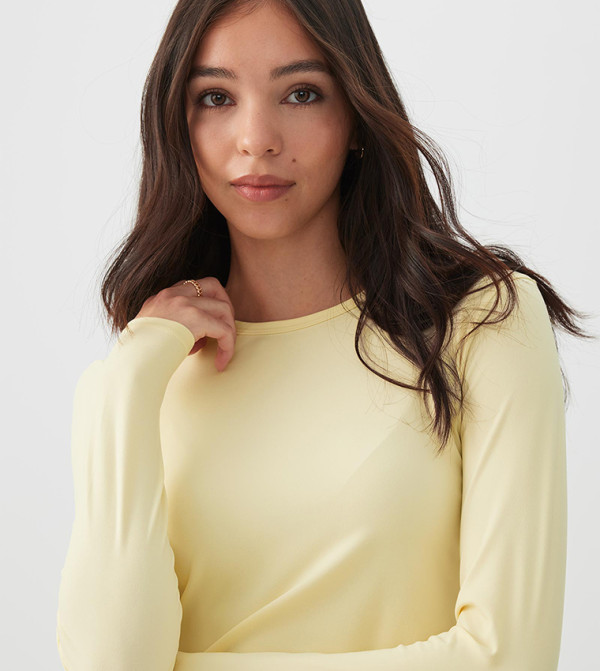 Ardene Ardene - Yellow Cropped Tops