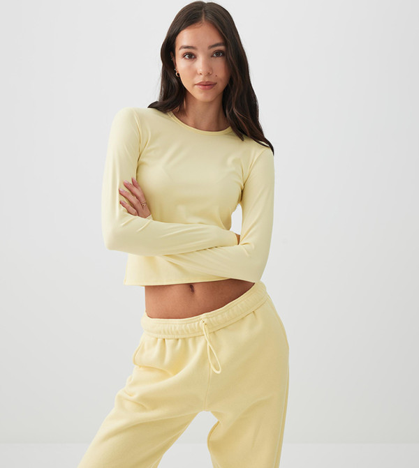 Ardene Ardene - Yellow Cropped Tops