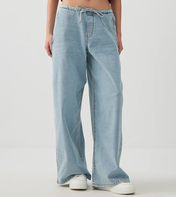 Ardene  Jeans - Blue Wide Leg Jeans