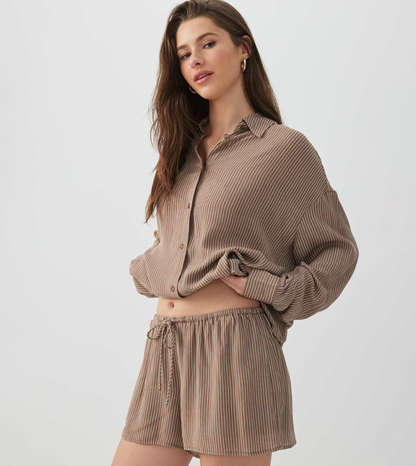 Ardene Ardene - Brown Casual Shorts