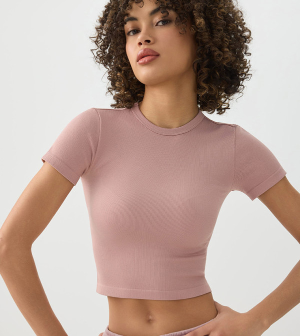 Ardene Ardene - Pink Cropped Tops