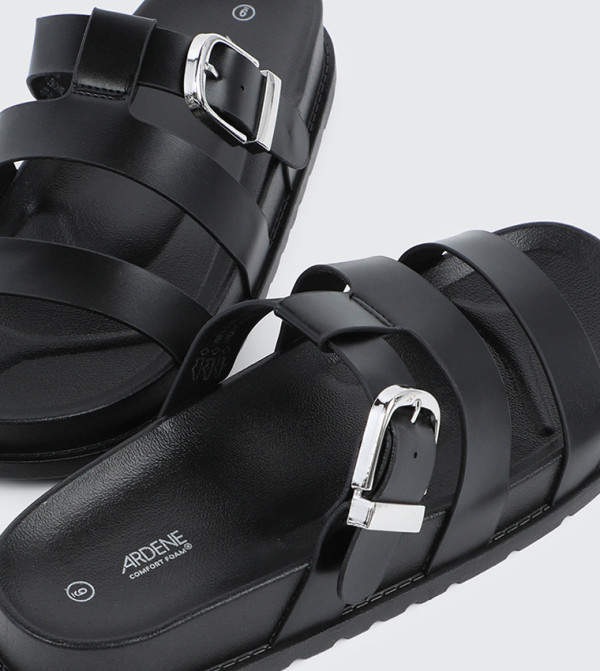 اردين اردين - أسود Flat Sandals