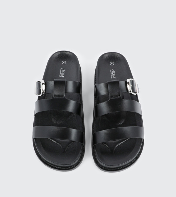 اردين اردين - أسود Flat Sandals