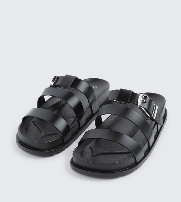 اردين اردين - أسود Flat Sandals