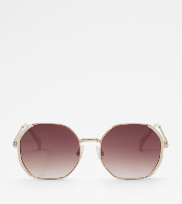Aldo Accessories  Round Sunglasses - White undefined