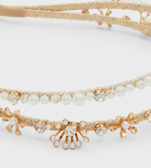 Aldo Accessories  Hair Accessories - White Hair Bands