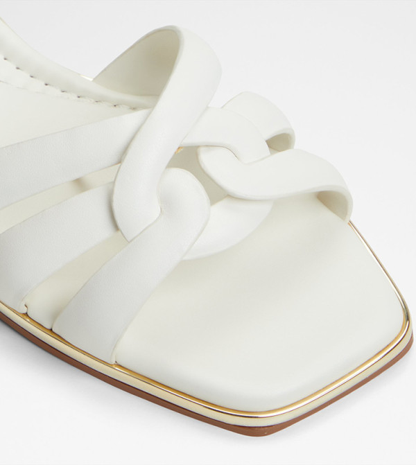 ألدو ألدو - أبيض  Flat Sandals