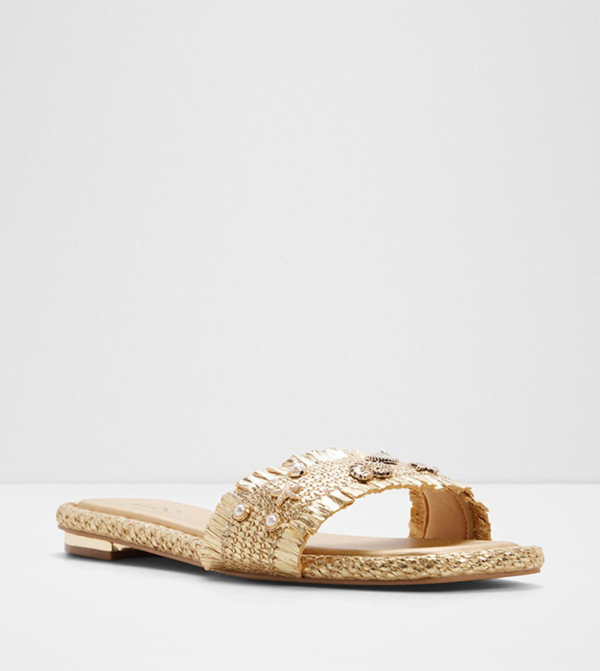 Aldo  heatwave-ready-w - Gold Flat Sandals