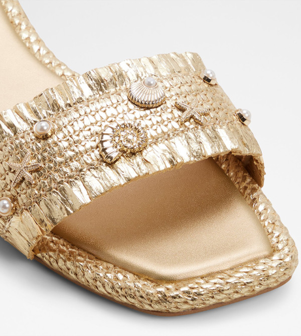 Aldo  heatwave-ready-w - Gold Flat Sandals