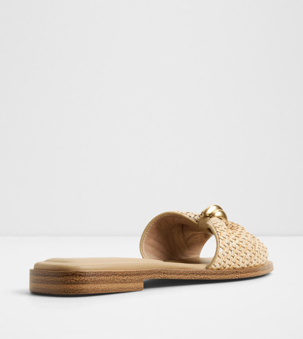 Aldo Shoes - Beige Flat Sandals