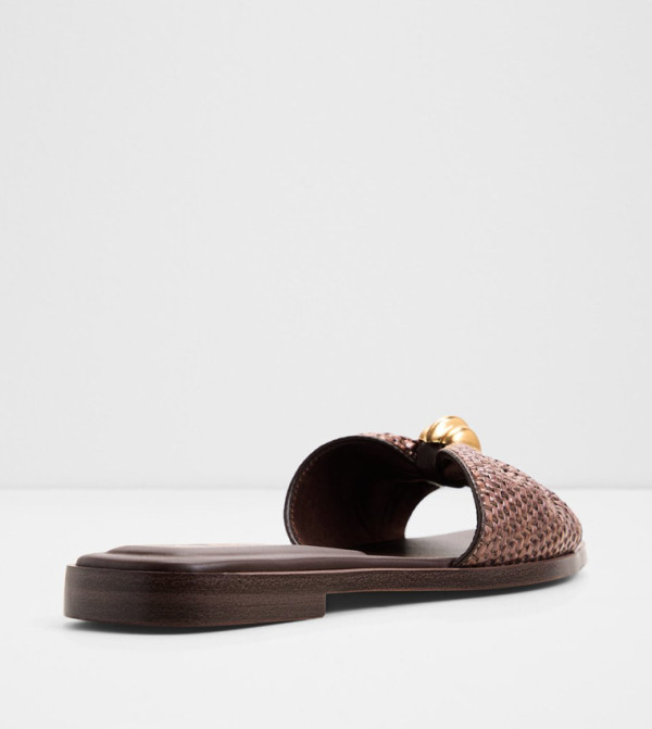 Aldo Shoes - Brown Flat Sandals