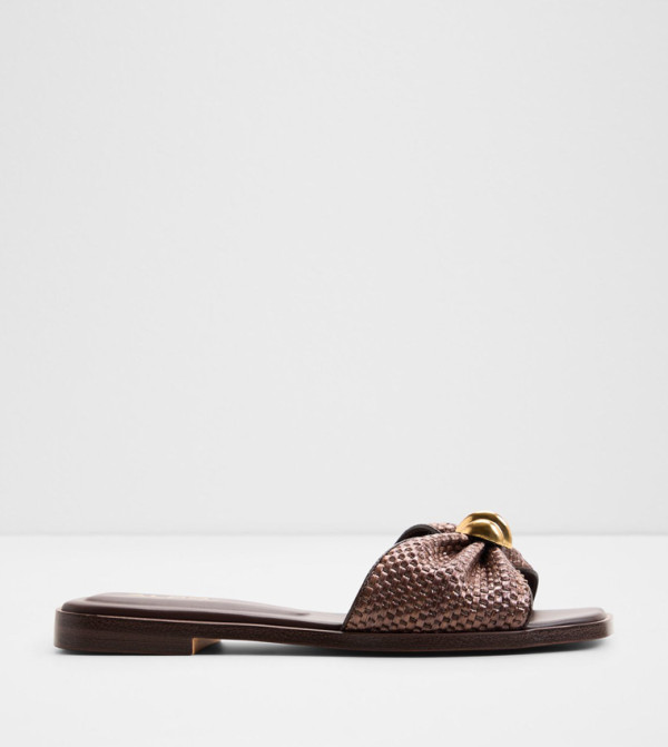 Aldo Shoes - Brown Flat Sandals