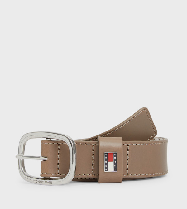 تومي جينز  أحزمة كاجوال  - بيج Non Leather Belts
