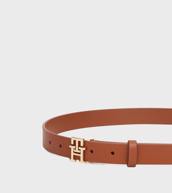 تومي هيلفيغر  أحزمة - بني  Leather Belts