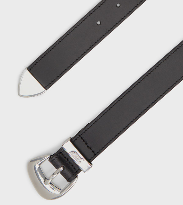 تومي جينز  أحزمة جلدية - أسود Leather Belts