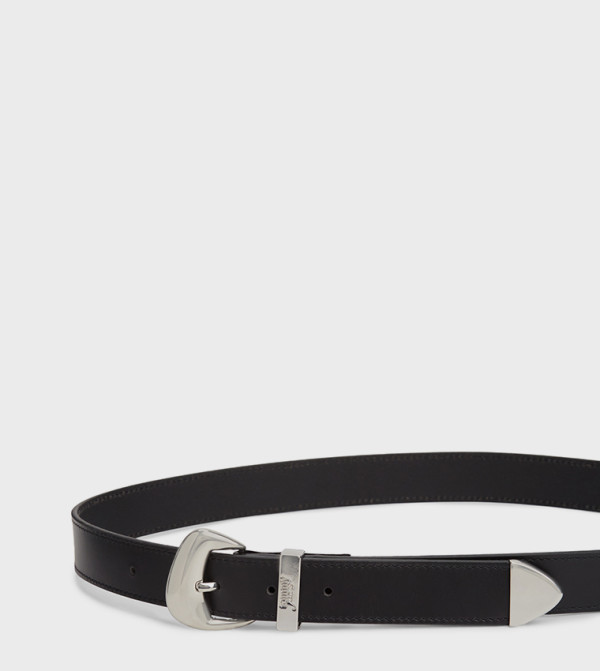 تومي جينز  أحزمة جلدية - أسود Leather Belts